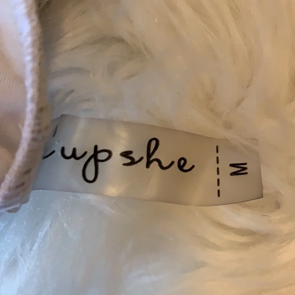 Cupshe one piece swimsuit White with stripes Size Medium